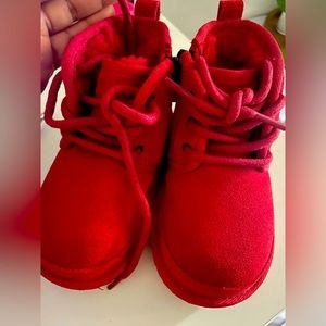 Red size 7 toddler never used uggs
